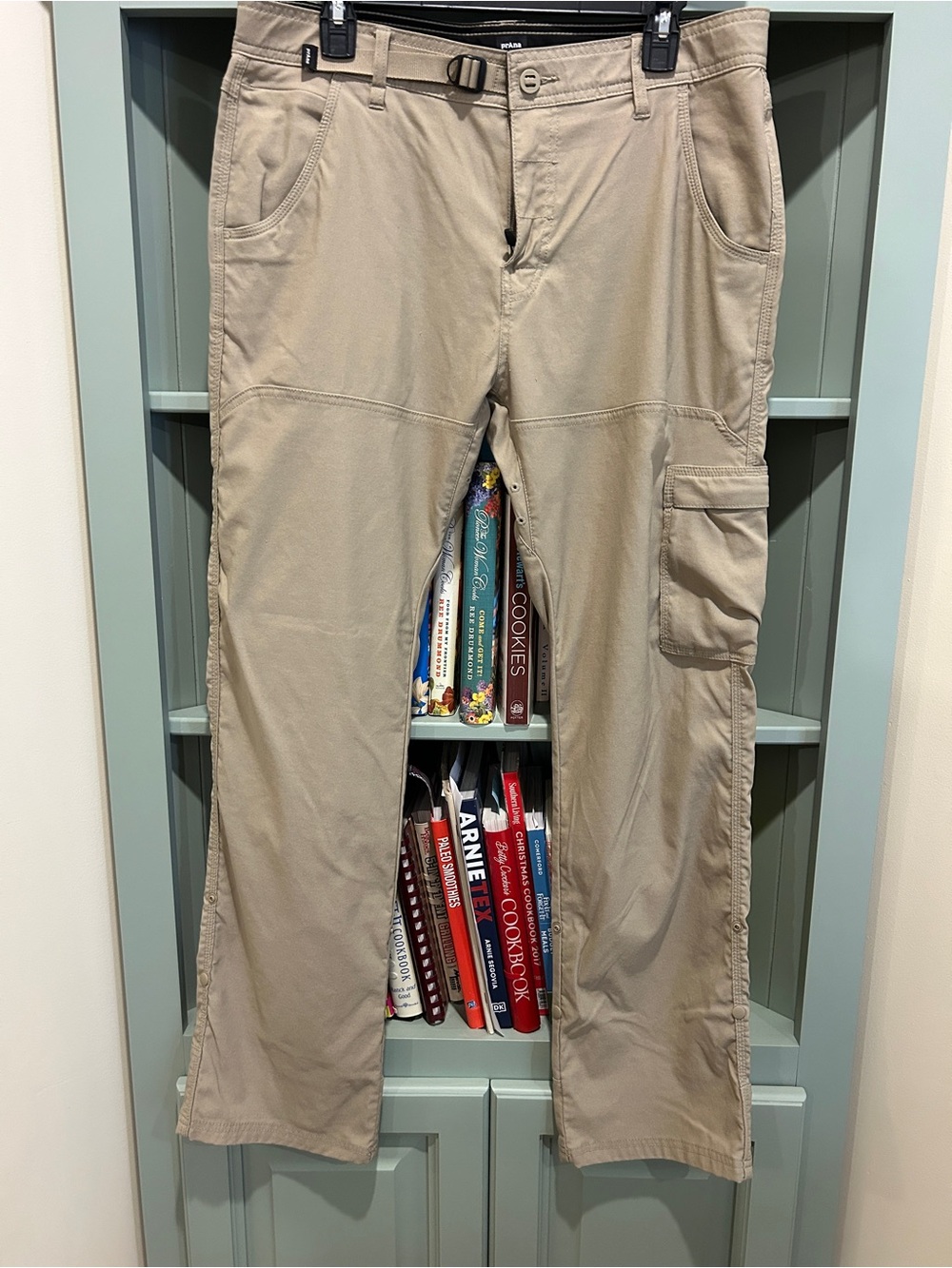 Prana Men's Khaki/Tan Cargo Pants with Utility Pocket